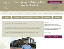Tablet Screenshot of osteopathie-budel.nl